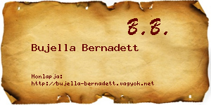 Bujella Bernadett névjegykártya